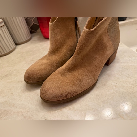 Sofft beige leather booties Sz 9 - Picture 12 of 16
